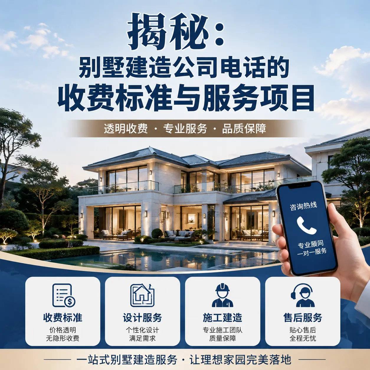 揭秘：关岭别墅建造公司电话的收费标准与服务项目