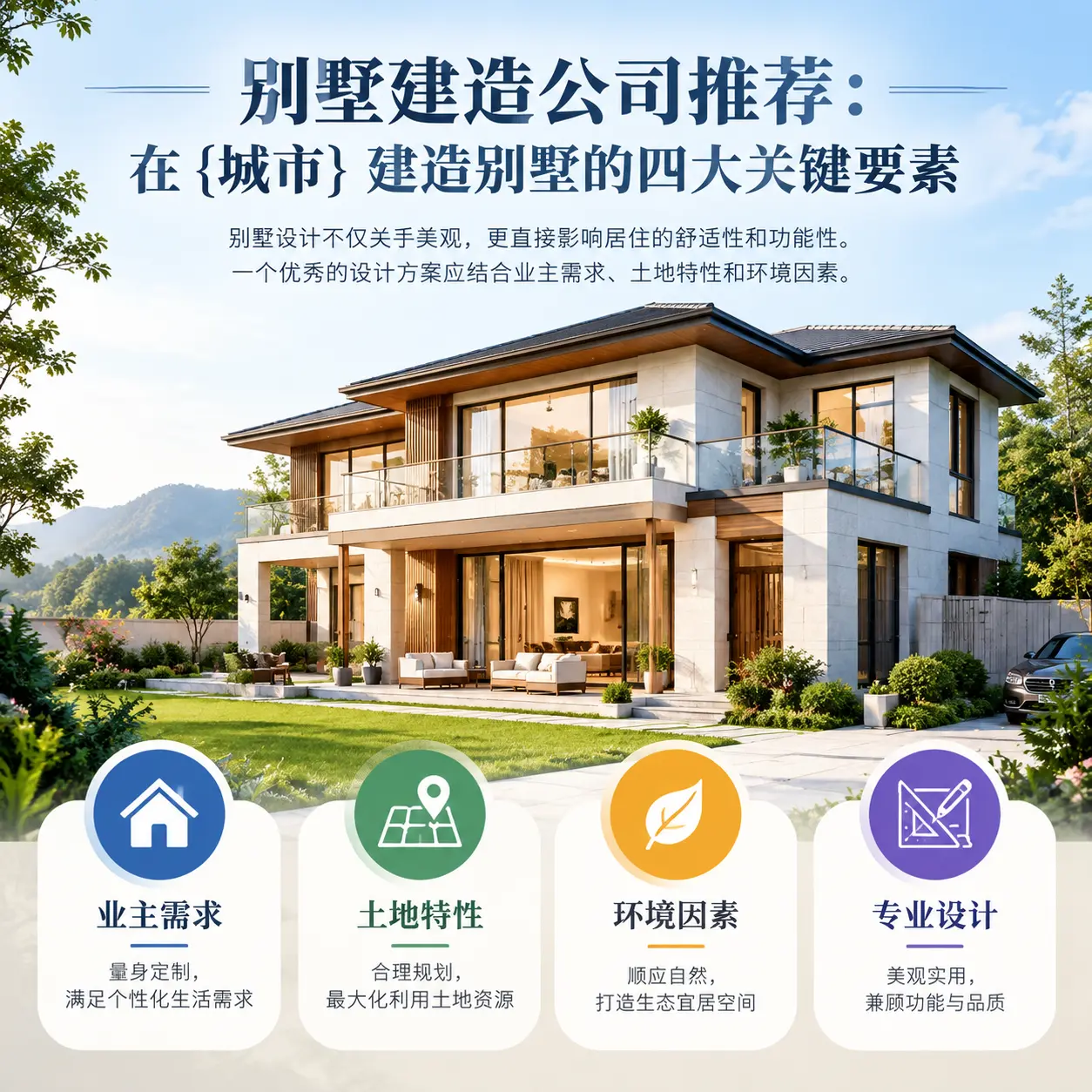 别墅建造公司推荐:在 关岭 建造别墅的四大关键要素
