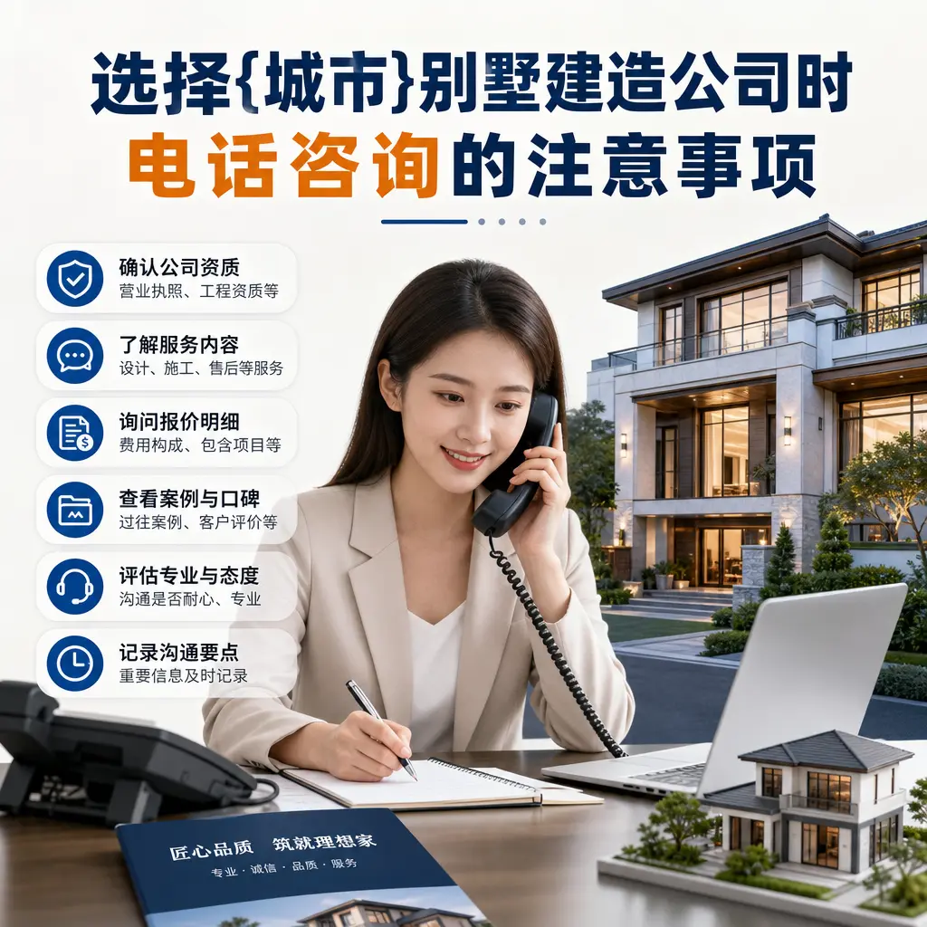 选择关岭别墅建造公司时,电话咨询的注意事项